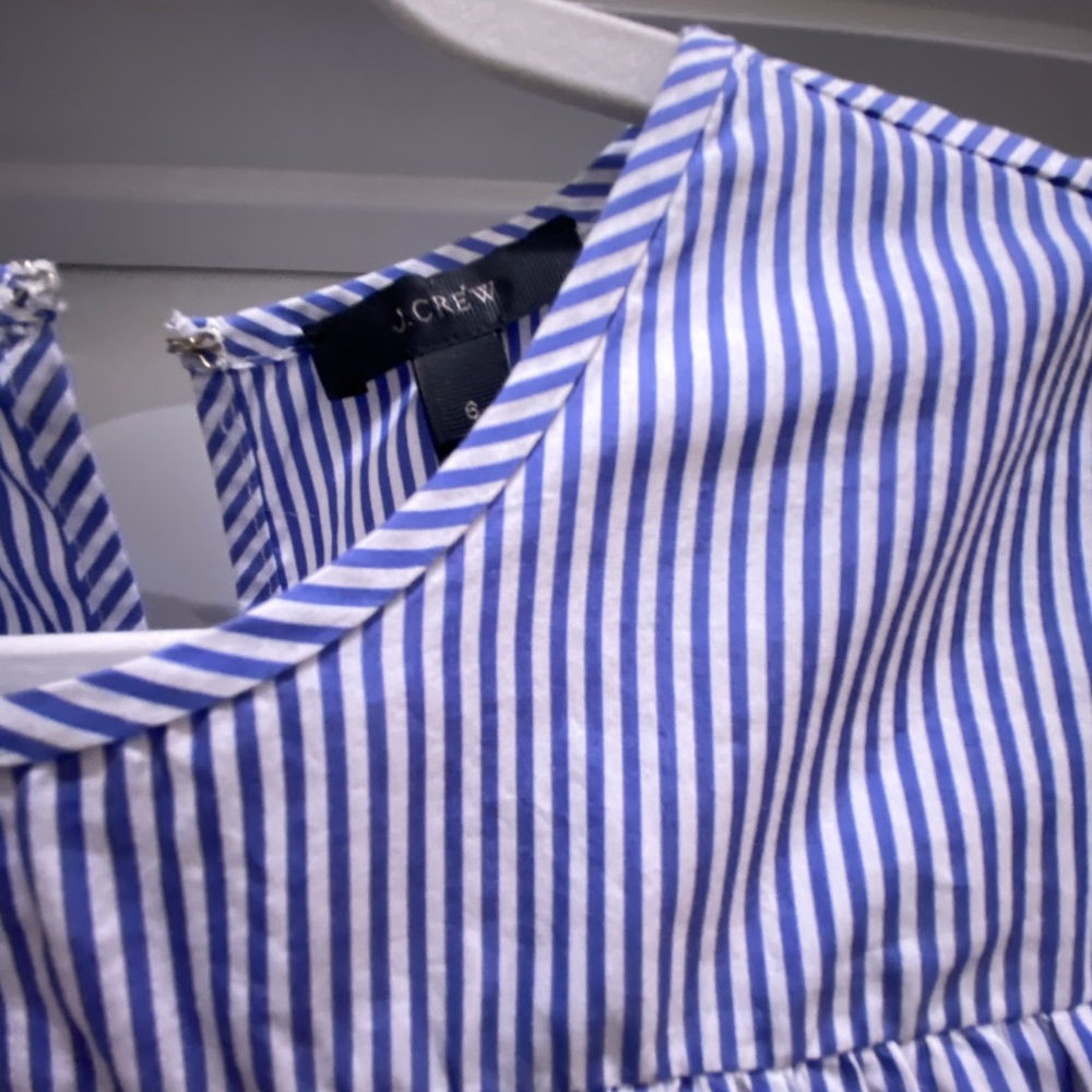 J. Crew Ruffle Blouse Size 6 - Picture 2 of 3
